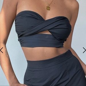 Runway The Label Black Ayla Top. New with tags.